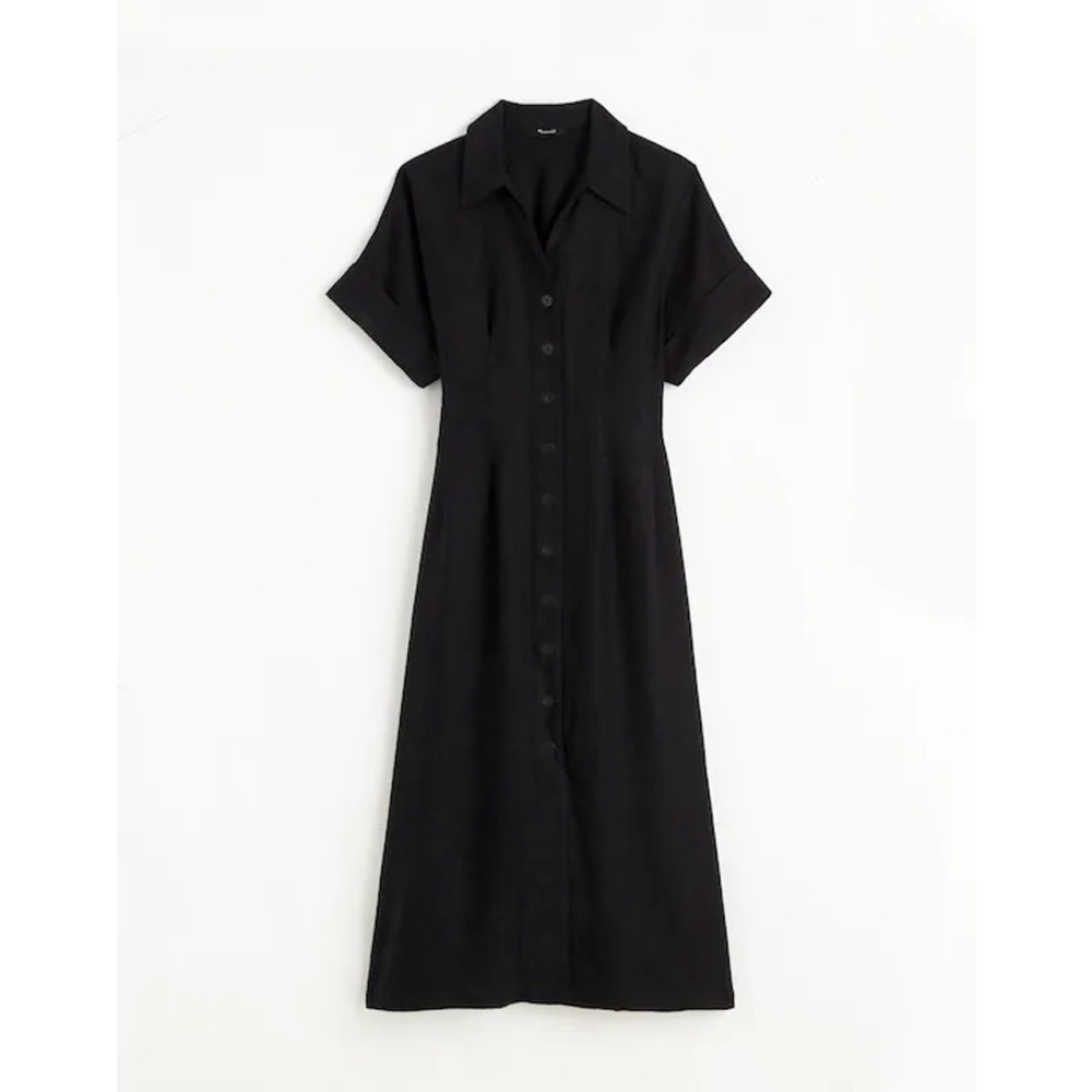 Madewell Black Midi Dress